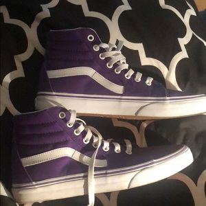 Vans purple Sk8 Hi.
